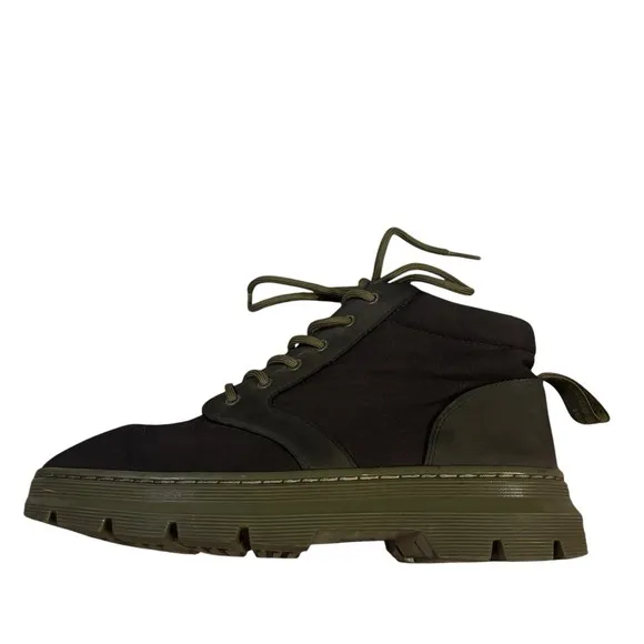 Doc Dr. Martens Bonny Chukka Boots Brown Mens 9 6-Eye Lace Up Shoes Canvas Suede