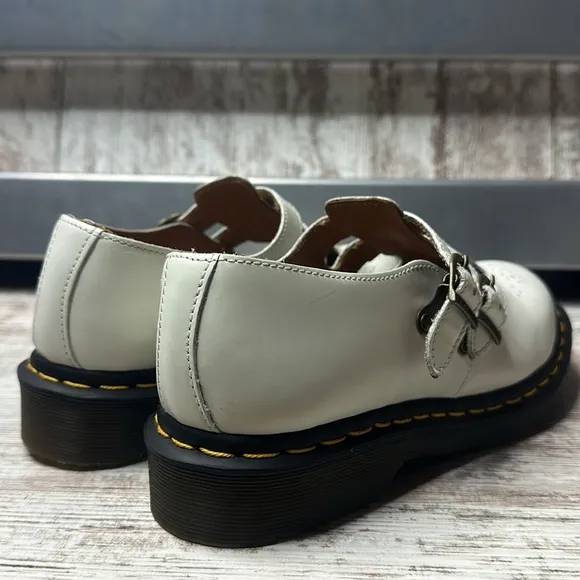 DOC MARTENS 8065 SMOOTH LEATHER MARY JANE SHOES Women’s Sz 8L AW004