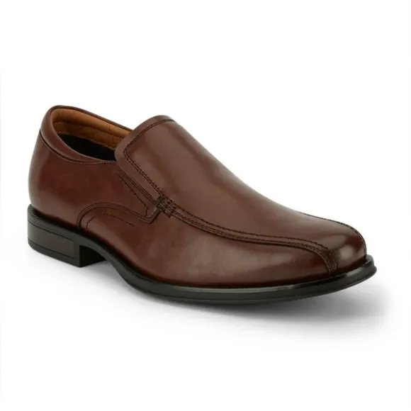 Dockers Greer dress shoes size 10.5 men’s brown leather slip on new