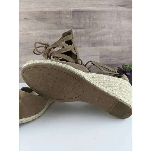 Dolce Vita Espadrille Wedges Lace Up