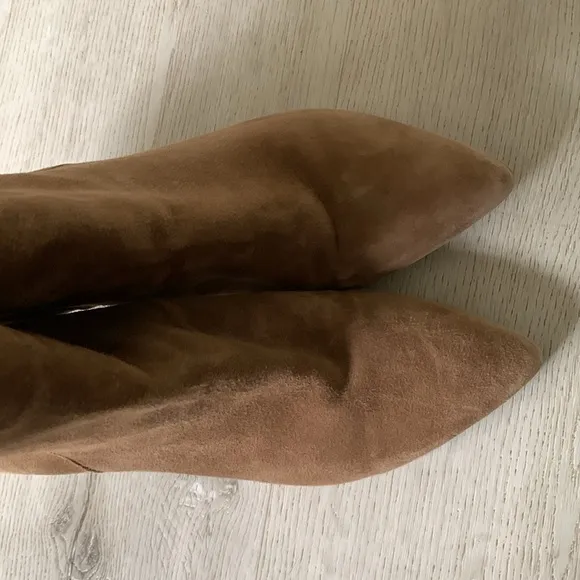 Dolce Vita Tan Suede Ankle Dolce VitaWomen's Dee Kitten-Heel Ankle Booties sz 8