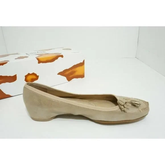 Donald J Pliner Becan Women's Slip On Flats Oxfords Beige Leather US 7 M $225