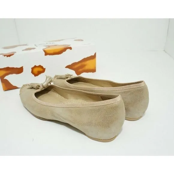 Donald J Pliner Becan Women's Slip On Flats Oxfords Beige Leather US 7 M $225