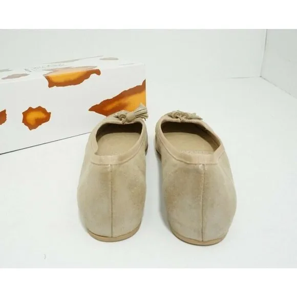 Donald J Pliner Becan Women's Slip On Flats Oxfords Beige Leather US 7 M $225