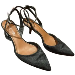 Donald J Pliner Francah 106 Black/black Haircalf/baby Calf Size 8.5M