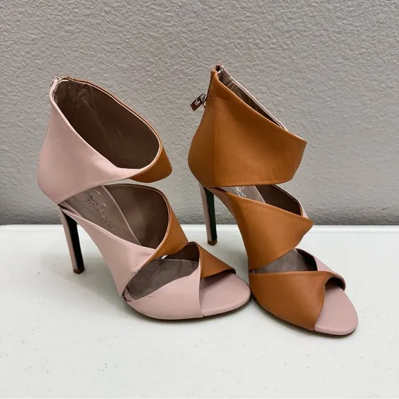 Donald Pliner Heels Size 6 Signature Ikaya Womens Shoes Nappa Leather