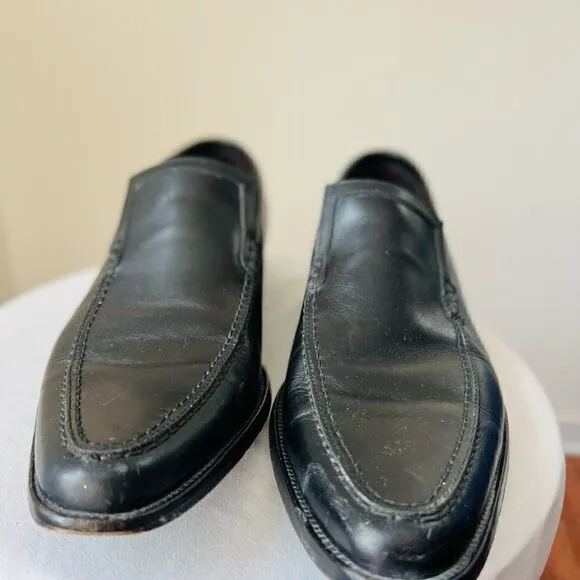 DONALD PLINER MEN’S BLACK LEATHER SHOES SIZE 8.5