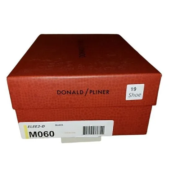 Donald Pliner NEW Elee Black Crepe Oxford Shoes