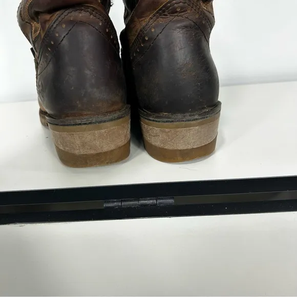 DOUBLE H mens round toe cowboy boots