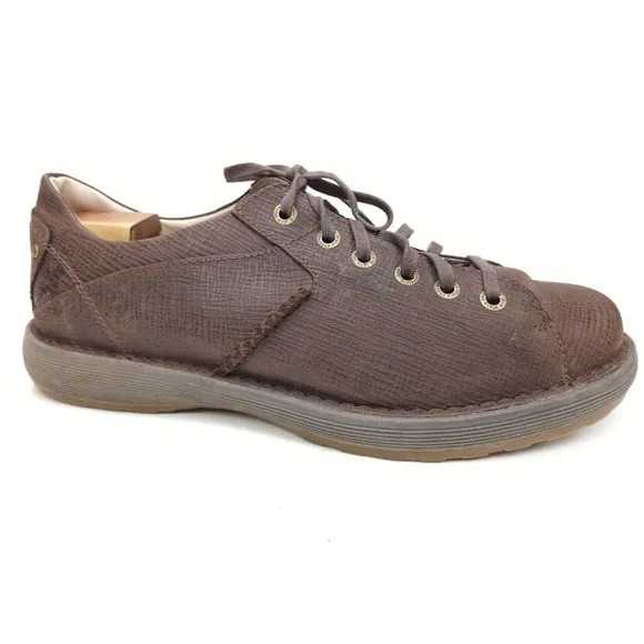 Dr Doc Martens Textured Brown Oxford Lace Up Shoes 12478 Men’s Size US 13