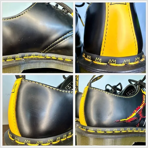 Dr. Martens 1461 Basquiat Leather Oxford Shoes Size 6