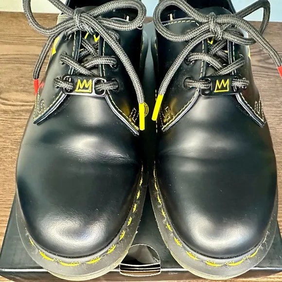 Dr. Martens 1461 Basquiat Leather Oxford Shoes Size 6