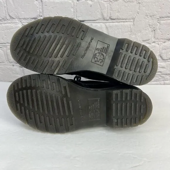 Dr. Martens 1461‎ Bow Oxford Women's Black Smooth Leather Lace Up Shoes Size 6