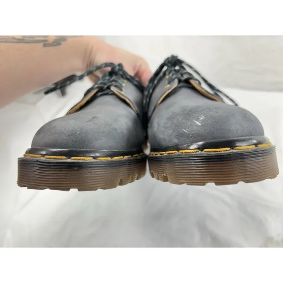 Dr Martens 1461 Made in England Nubuck Leather Oxford Shoes size 12