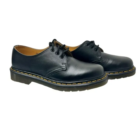 Dr. Martens 1461 Smooth Leather Oxford Unisex Black Shoes US 7 Men 9 Women