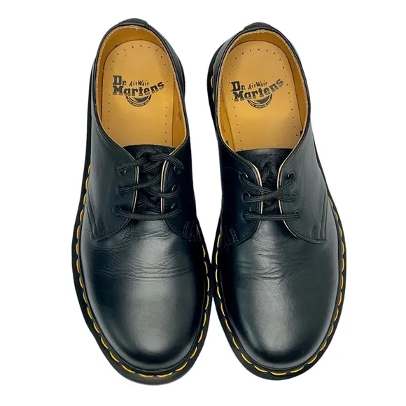 Dr. Martens 1461 Smooth Leather Oxford Unisex Black Shoes US 7 Men 9 Women