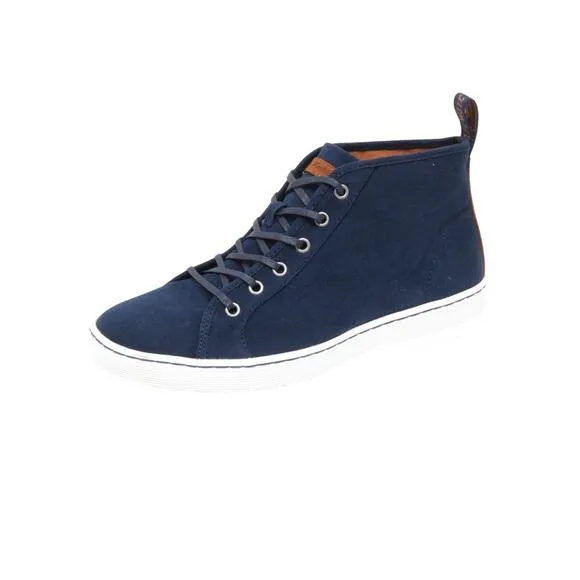 DR MARTENS AirWair Coburg Uomo Canvas Shoes M 8 / W 9 Blue Stylish Timeless NWOB