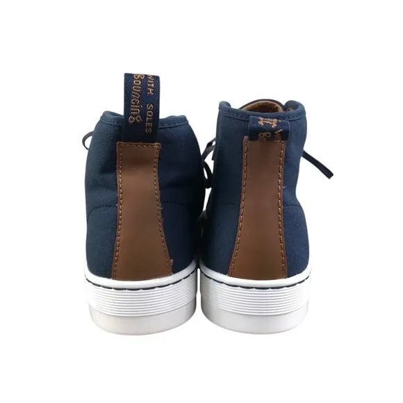 DR MARTENS AirWair Coburg Uomo Canvas Shoes M 8 / W 9 Blue Stylish Timeless NWOB