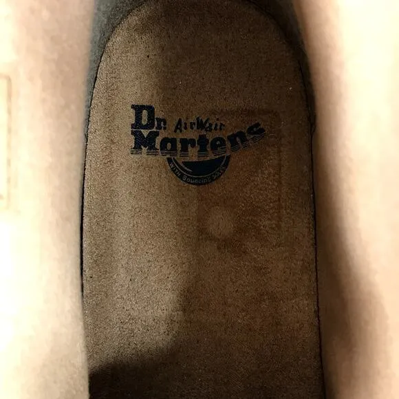 DR MARTENS AirWair Coburg Uomo Canvas Shoes M 8 / W 9 Blue Stylish Timeless NWOB