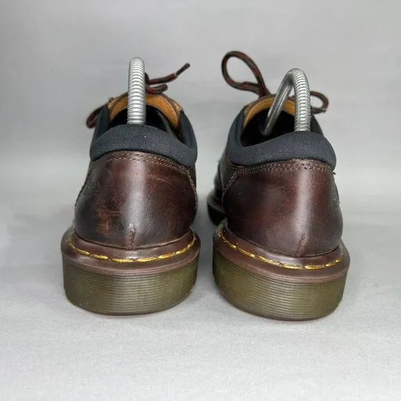 Dr. Martens Crazy Horse Shoes Men's Size 11 Brown Leather Casual Lace Up Shoes