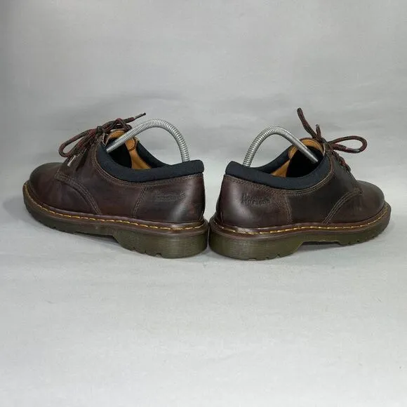 Dr. Martens Crazy Horse Shoes Men's Size 11 Brown Leather Casual Lace Up Shoes