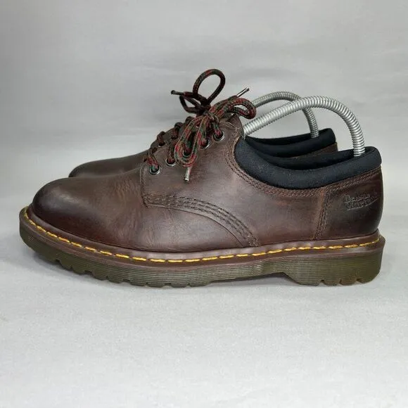 Dr. Martens Crazy Horse Shoes Men's Size 11 Brown Leather Casual Lace Up Shoes