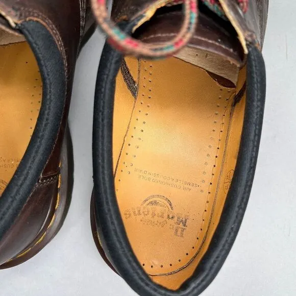 Dr. Martens Crazy Horse Shoes Men's Size 11 Brown Leather Casual Lace Up Shoes