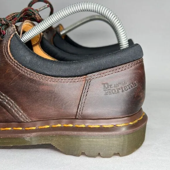 Dr. Martens Crazy Horse Shoes Men's Size 11 Brown Leather Casual Lace Up Shoes