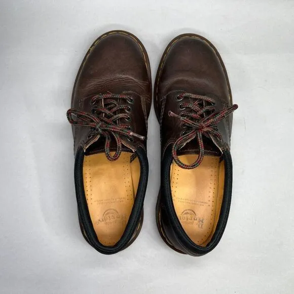 Dr. Martens Crazy Horse Shoes Men's Size 11 Brown Leather Casual Lace Up Shoes