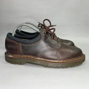 Dr. Martens Crazy Horse Shoes Men's Size 11 Brown Leather Casual Lace Up Shoes