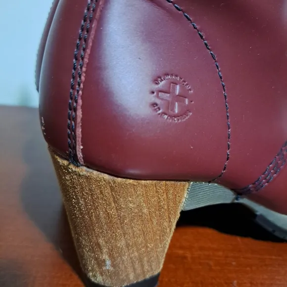 Dr. Martens Diva Darcie Airwair High Heeled Boot Size 10 Brick Red