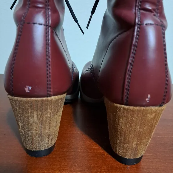 Dr. Martens Diva Darcie Airwair High Heeled Boot Size 10 Brick Red