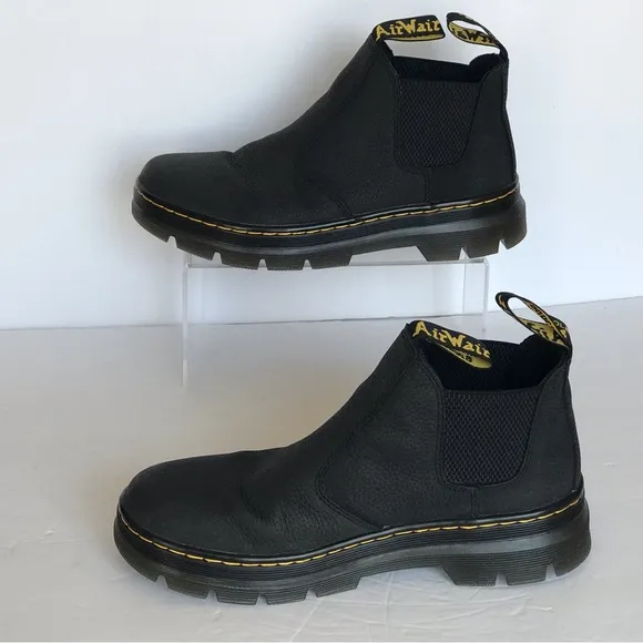 Dr Martens DM Hardie II Leather Rugged Pull-On Chelsea Boot Men size 8 Womens 10