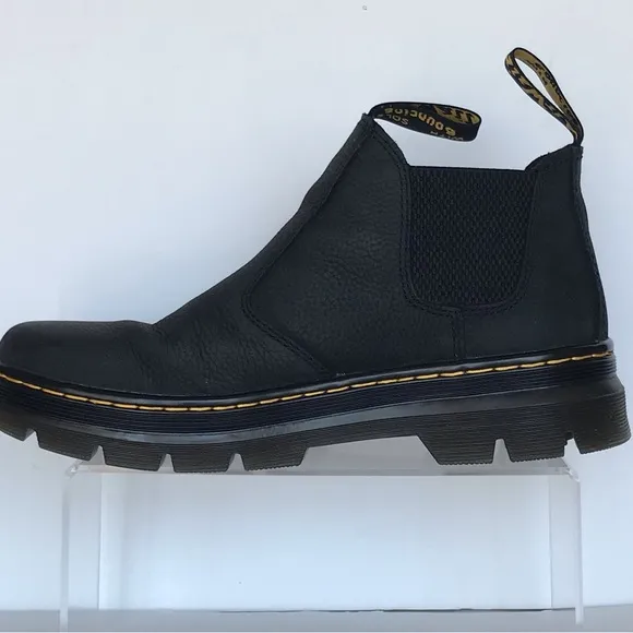 Dr Martens DM Hardie II Leather Rugged Pull-On Chelsea Boot Men size 8 Womens 10