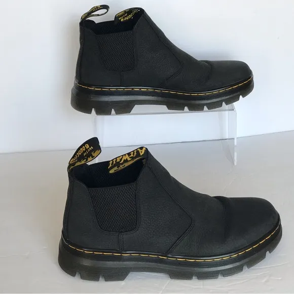 Dr Martens DM Hardie II Leather Rugged Pull-On Chelsea Boot Men size 8 Womens 10