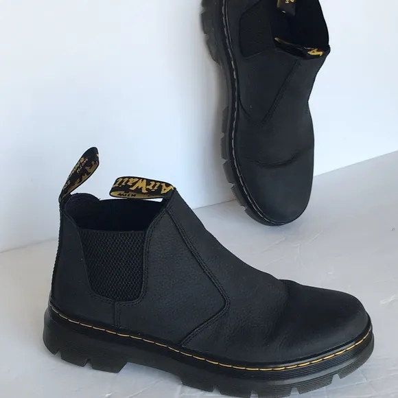 Dr Martens DM Hardie II Leather Rugged Pull-On Chelsea Boot Men size 8 Womens 10