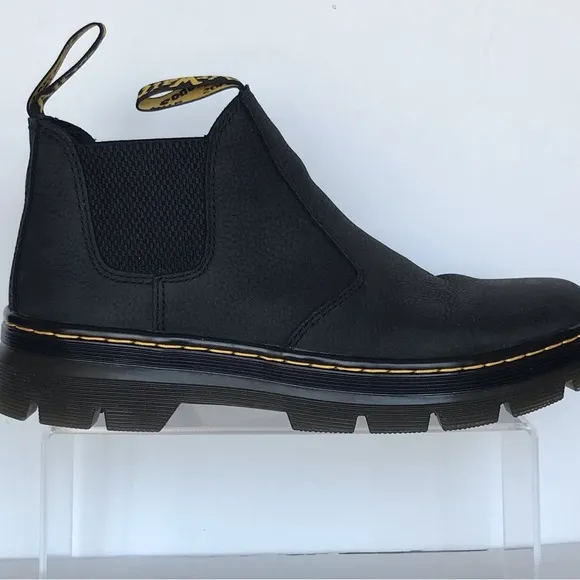 Dr Martens DM Hardie II Leather Rugged Pull-On Chelsea Boot Men size 8 Womens 10