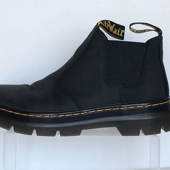 Dr Martens DM Hardie II Leather Rugged Pull-On Chelsea Boot Men size 8 Womens 10
