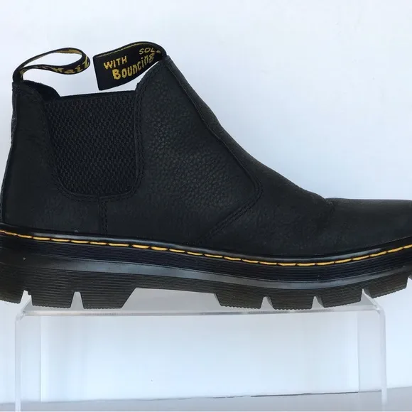 Dr Martens DM Hardie II Leather Rugged Pull-On Chelsea Boot Men size 8 Womens 10