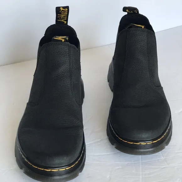 Dr Martens DM Hardie II Leather Rugged Pull-On Chelsea Boot Men size 8 Womens 10