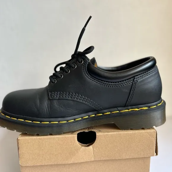 Dr Martens Doc Shoes Men’s Black Leather Size US M 8