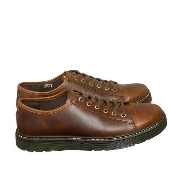 Dr. Martens Farrell Shoes brown Leather AW004 SK 120 Men's 14US M