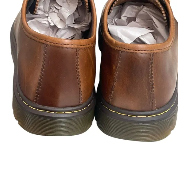 Dr. Martens Farrell Shoes brown Leather AW004 SK 120 Men's 14US M