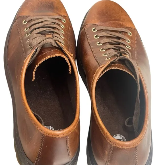 Dr. Martens Farrell Shoes brown Leather AW004 SK 120 Men's 14US M