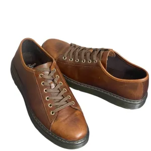 Dr. Martens Farrell Shoes brown Leather AW004 SK 120 Men's 14US M