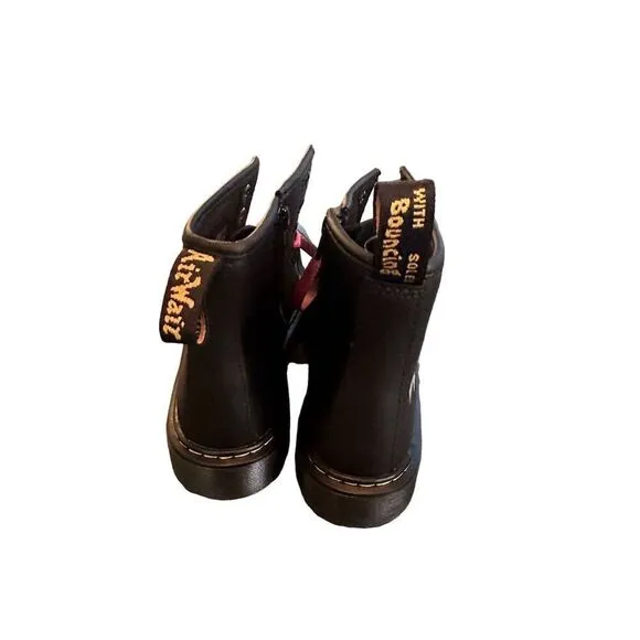 Dr. Martens Junior 1460 Pride Kids Boots Black Size 5 Multicolor NWOT