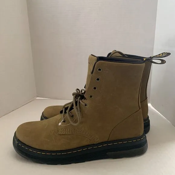 Dr. Martens Men's Size 13 CREWSON Nubuck Leather Suede Boots NJ004