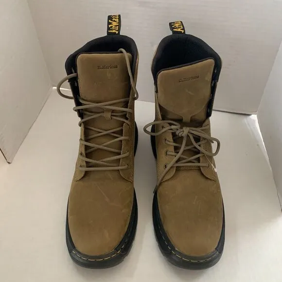 Dr. Martens Men's Size 13 CREWSON Nubuck Leather Suede Boots NJ004