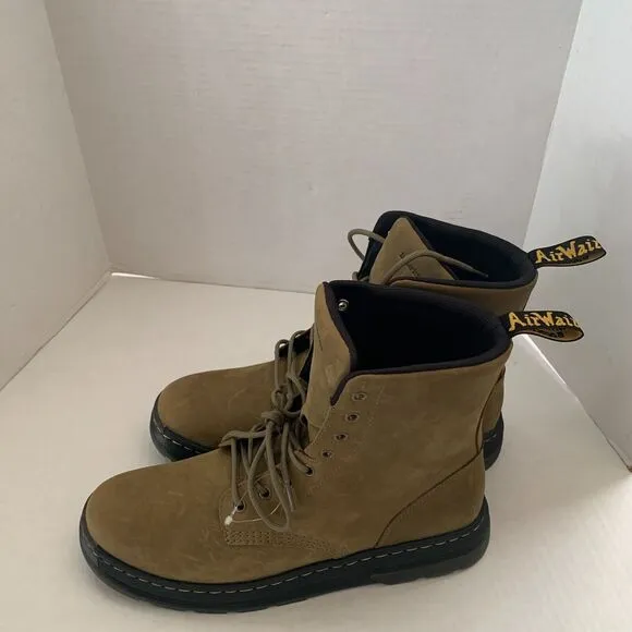 Dr. Martens Men's Size 13 CREWSON Nubuck Leather Suede Boots NJ004