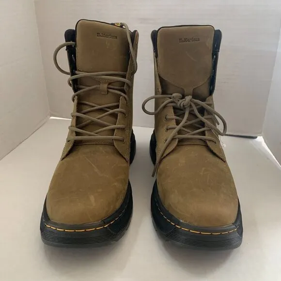 Dr. Martens Men's Size 13 CREWSON Nubuck Leather Suede Boots NJ004